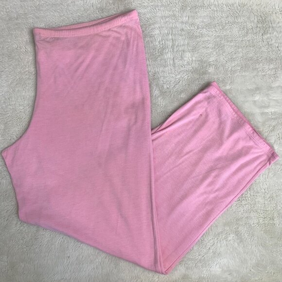 Natori Women's Pink Lace V Neck Long Sleeve Pajama Set Size Medium - Picture 9 of 16